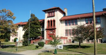 front of Ginter Park Elementary School