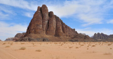 Photo: Seven Pillars of Wisdom rock formation