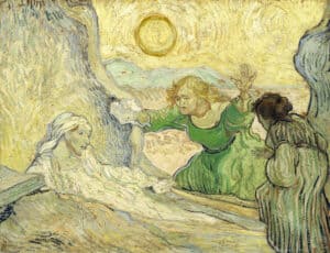 "Raising of Lazarus" painting by Vincent van Gogh